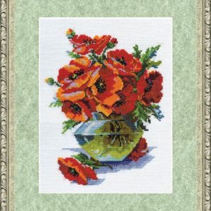 (Снято с производства) Маки в вазе S / BR008