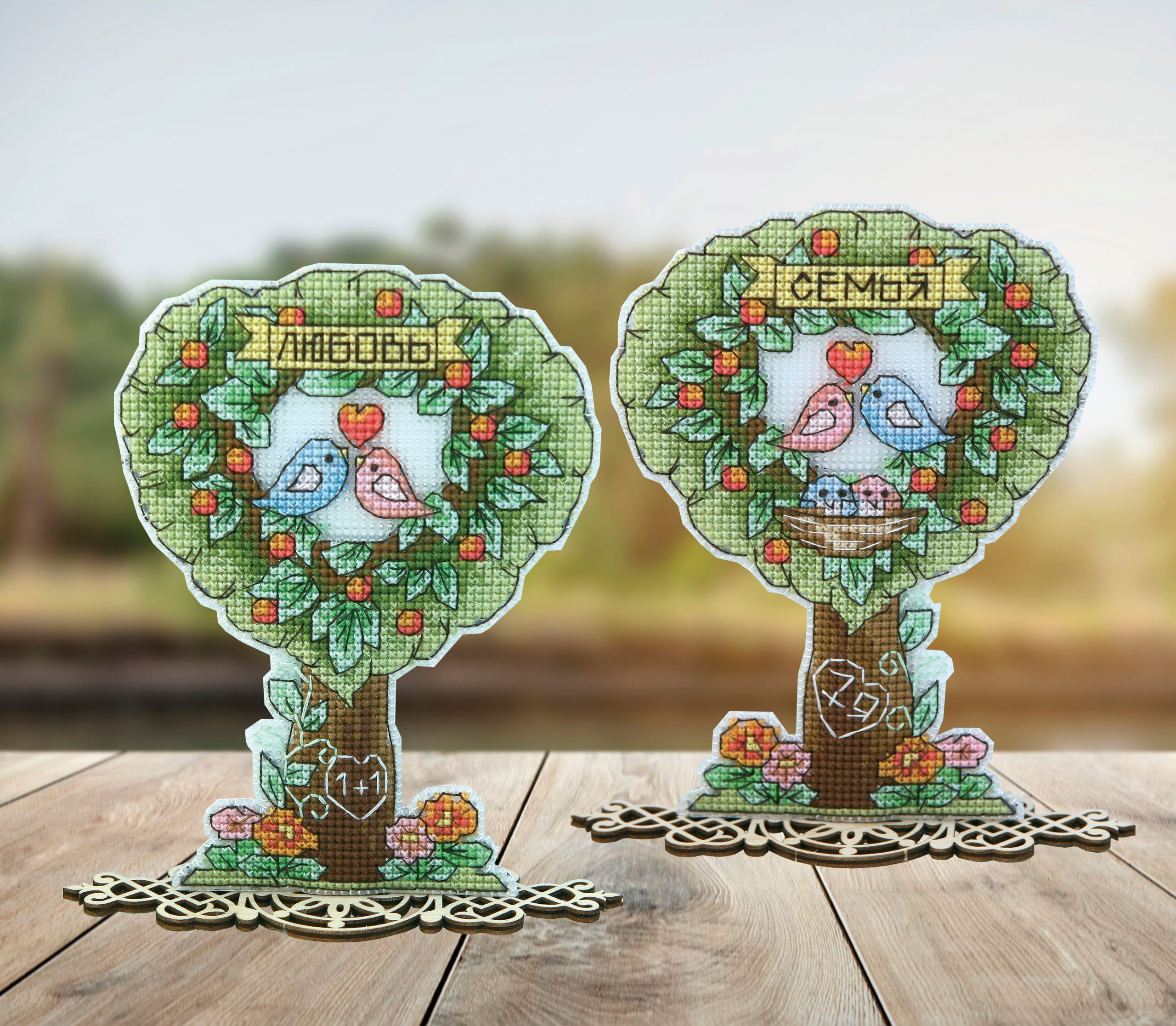 Т-69 Набор для вышивания крестом Crystal Art "Амулеты. Генеалогическое древо"