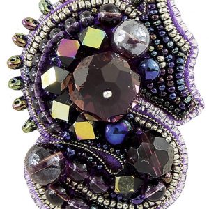 BP-268 Набор для вышивки бисером для создания броши Crystal Art "Дракон"